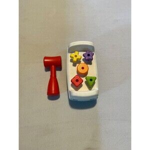 Fisher-Price Double Sided Tap & Turn Toy Hammer Activity Learning Toddler